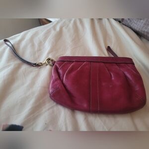 Vintage coach clutch purse